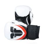 Box.rukavice Fighter Box/Muay Thai Spikes 10,16OZ biela