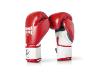 Box rukavice Paffen Sport FIT erven/biela 14OZ