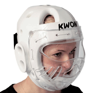 Prilba Kwon KSL s maskou biela