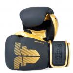 Rukavice Fighter Secure Fit ierna/zlat 10,14OZ