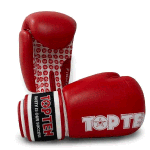 Rukavice Top Ten Fight 10OZ �erven�, modr�