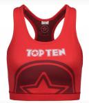 Top Ten �portov� podprsenka WAKO �erven�, modr�, �ierna